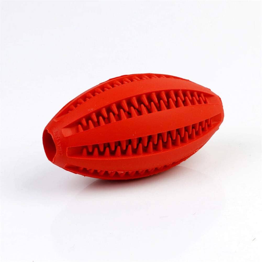Jouet interactif pour chien rouge sur fond blanc (ChewBounceBall™) Palais Canin