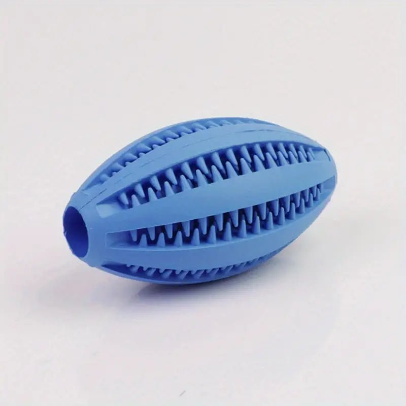 Jouet interactif pour chien bleu sur fond blanc (ChewBounceBall™) Palais Canin