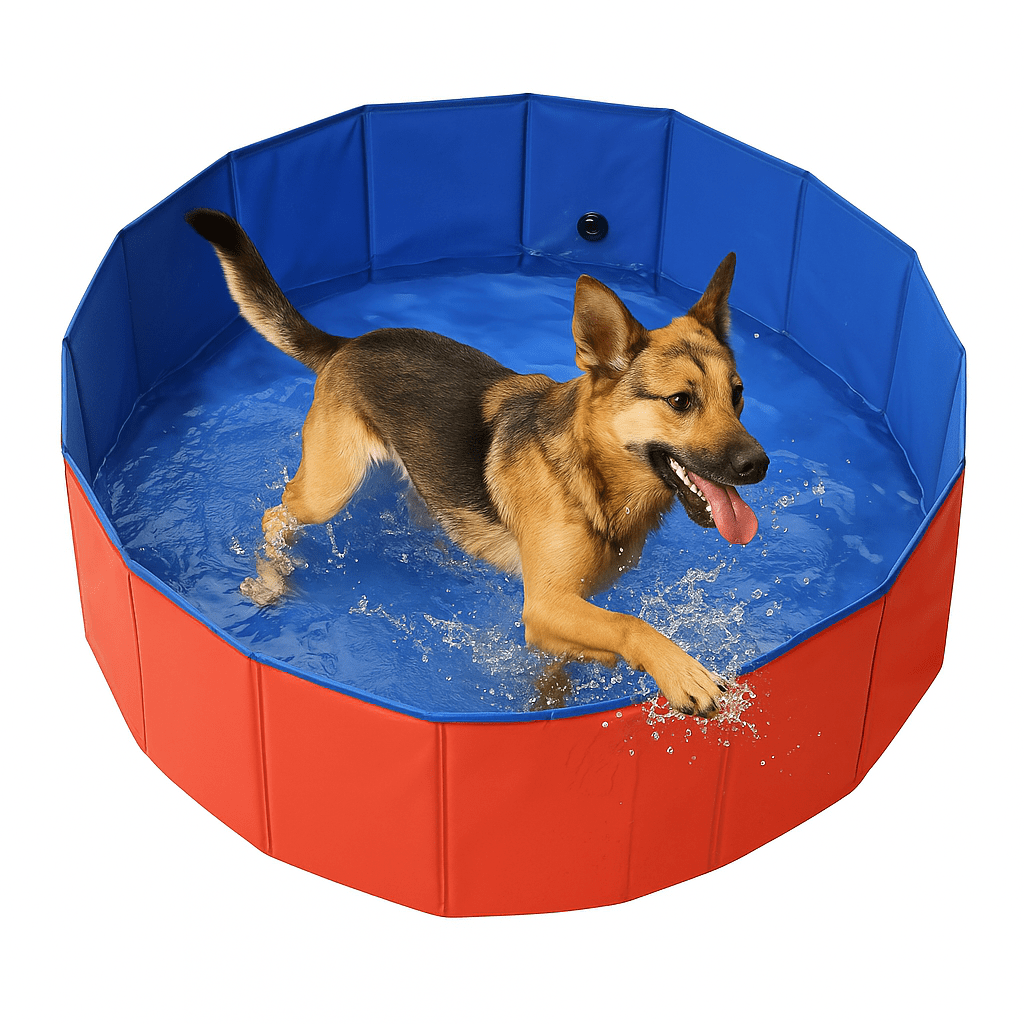 Piscine pour chien avec berger allemand (HolyPool™) Palais Canin