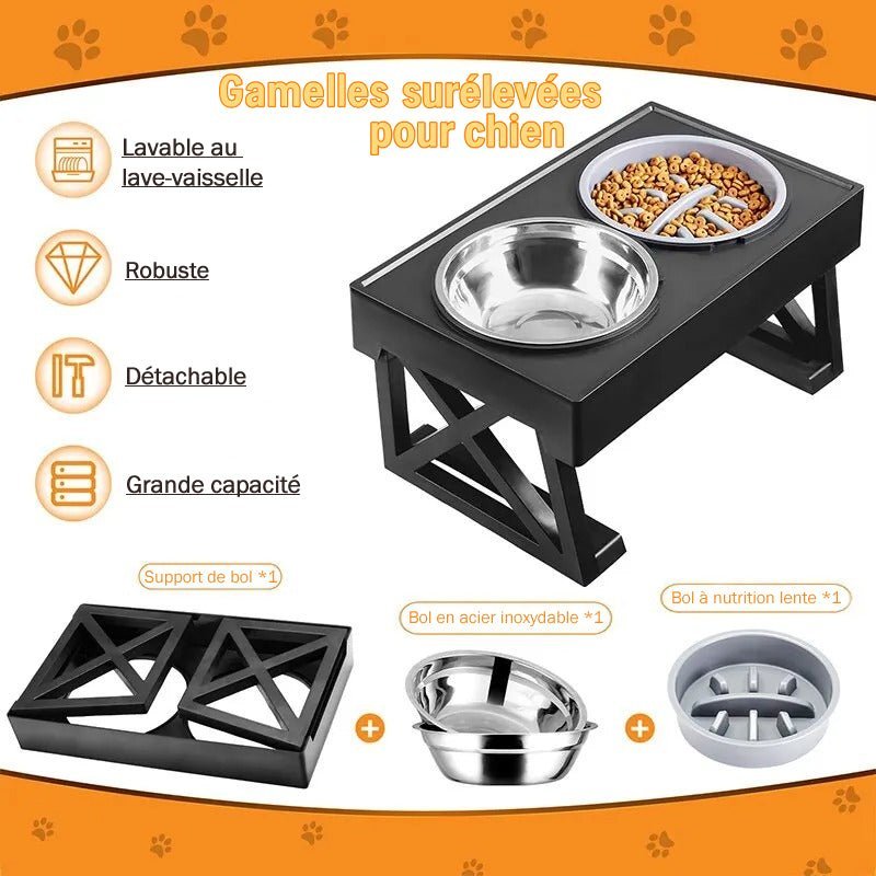 Lavale, robuste, détachable, gamelle pour chien (NoRiskForLove™) Palais Canin