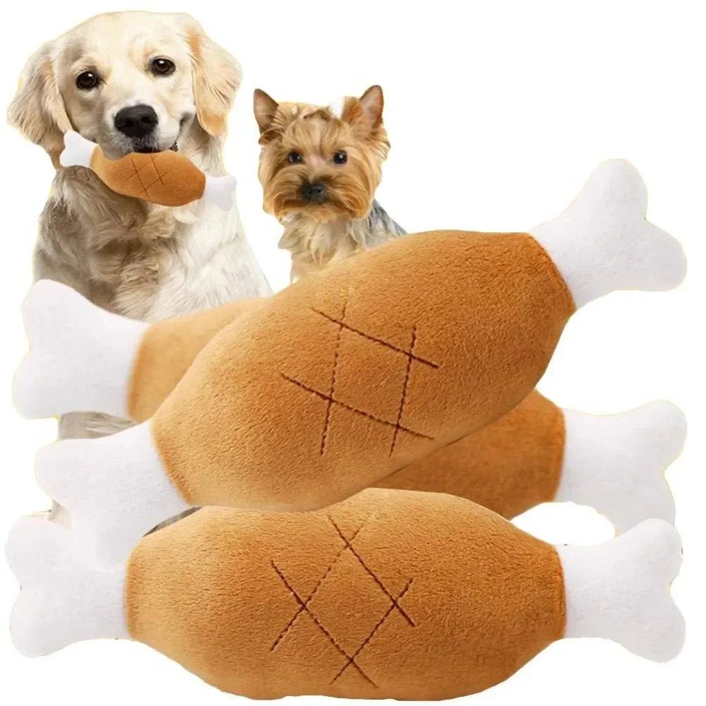 Peluche pour chien os de poulet - BeautifulMeat