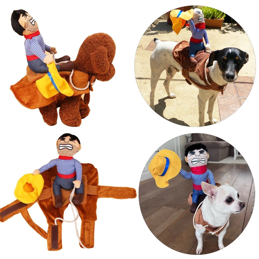 Costume Halloween Cowboy pour Chien : Transformez Votre Compagnon en Héros du Far West - Palaiscanin