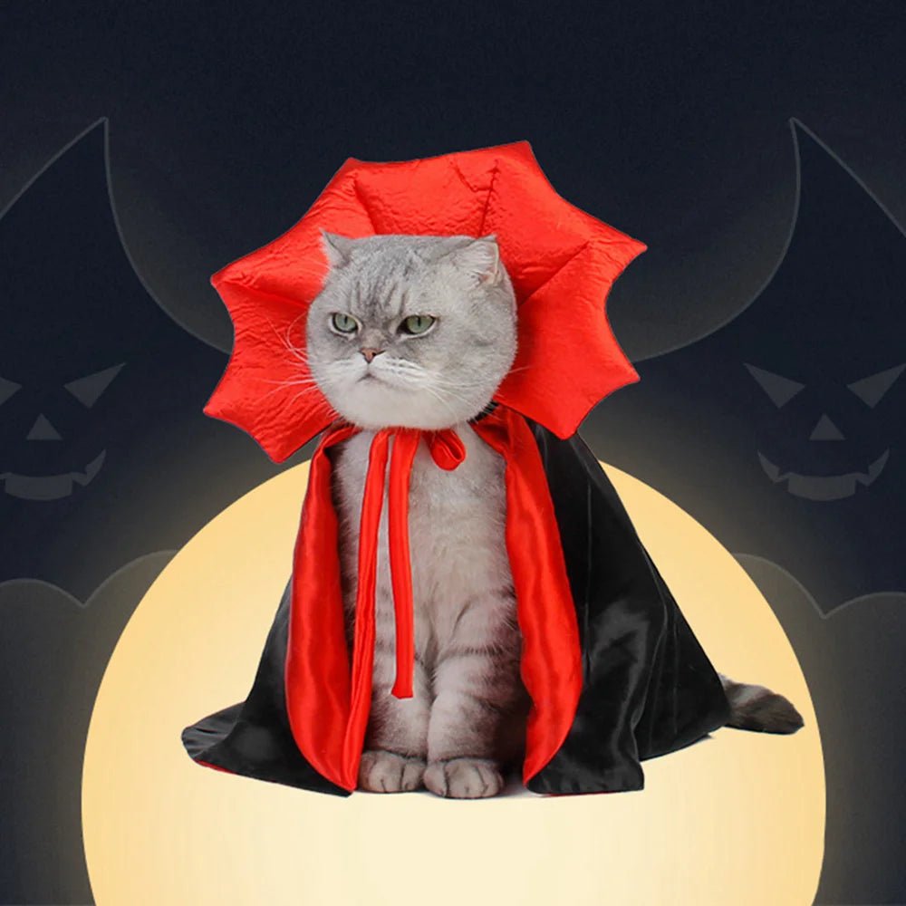 Déguisement Halloween - Costume Vampire pour Chien et Chat : L'Ultime Transformation Festive - Palaiscanin