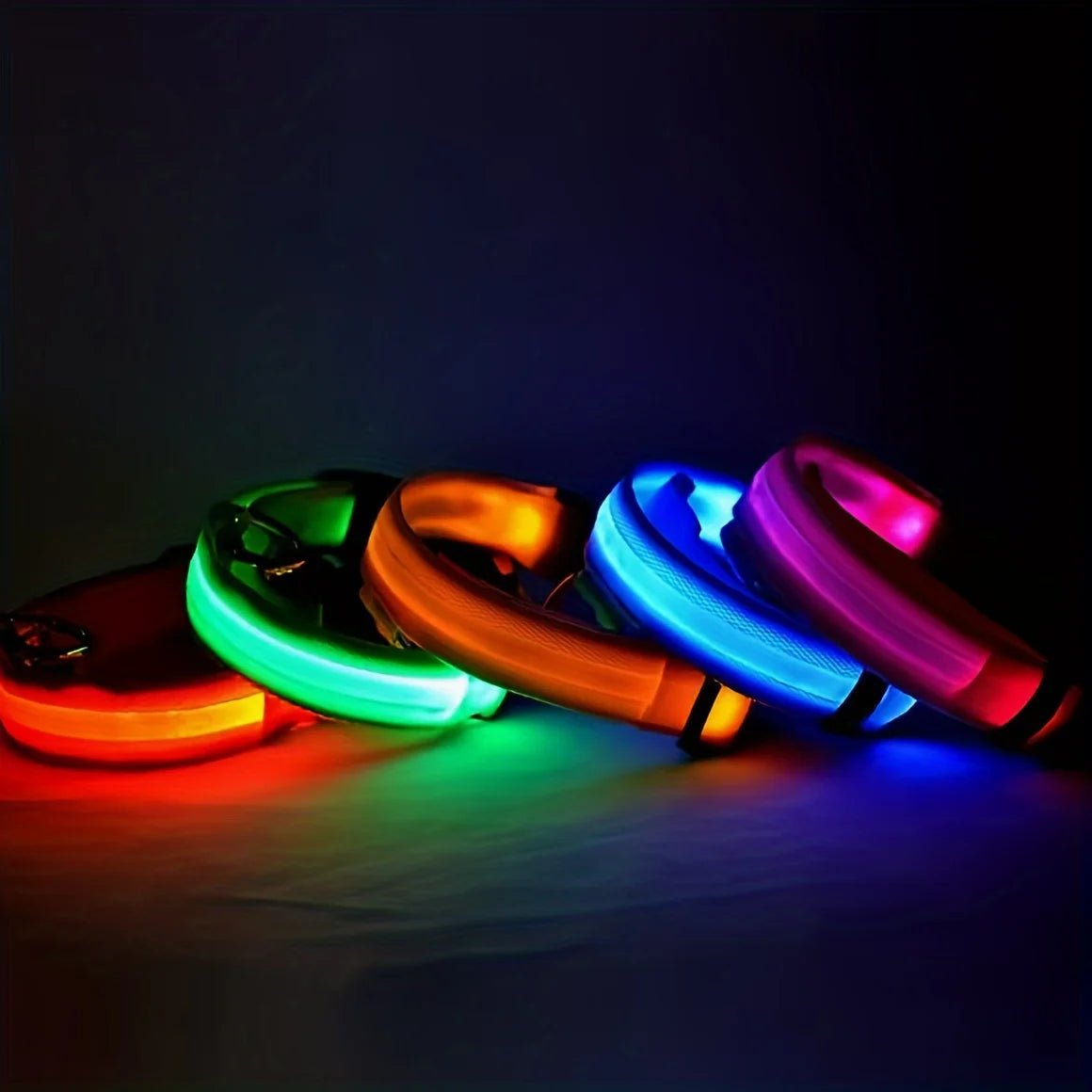 Collier Chien Lumineux | MAGICFLUO™ pour Sécurité Nocturne Optimale - Palaiscanin