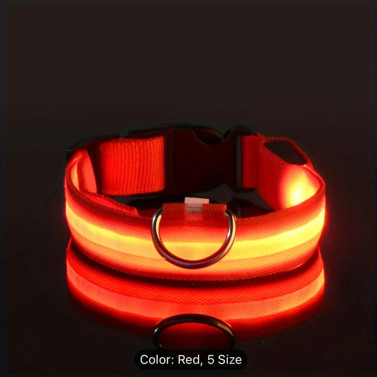 Collier Chien Lumineux | MAGICFLUO™ pour Sécurité Nocturne Optimale - Palaiscanin