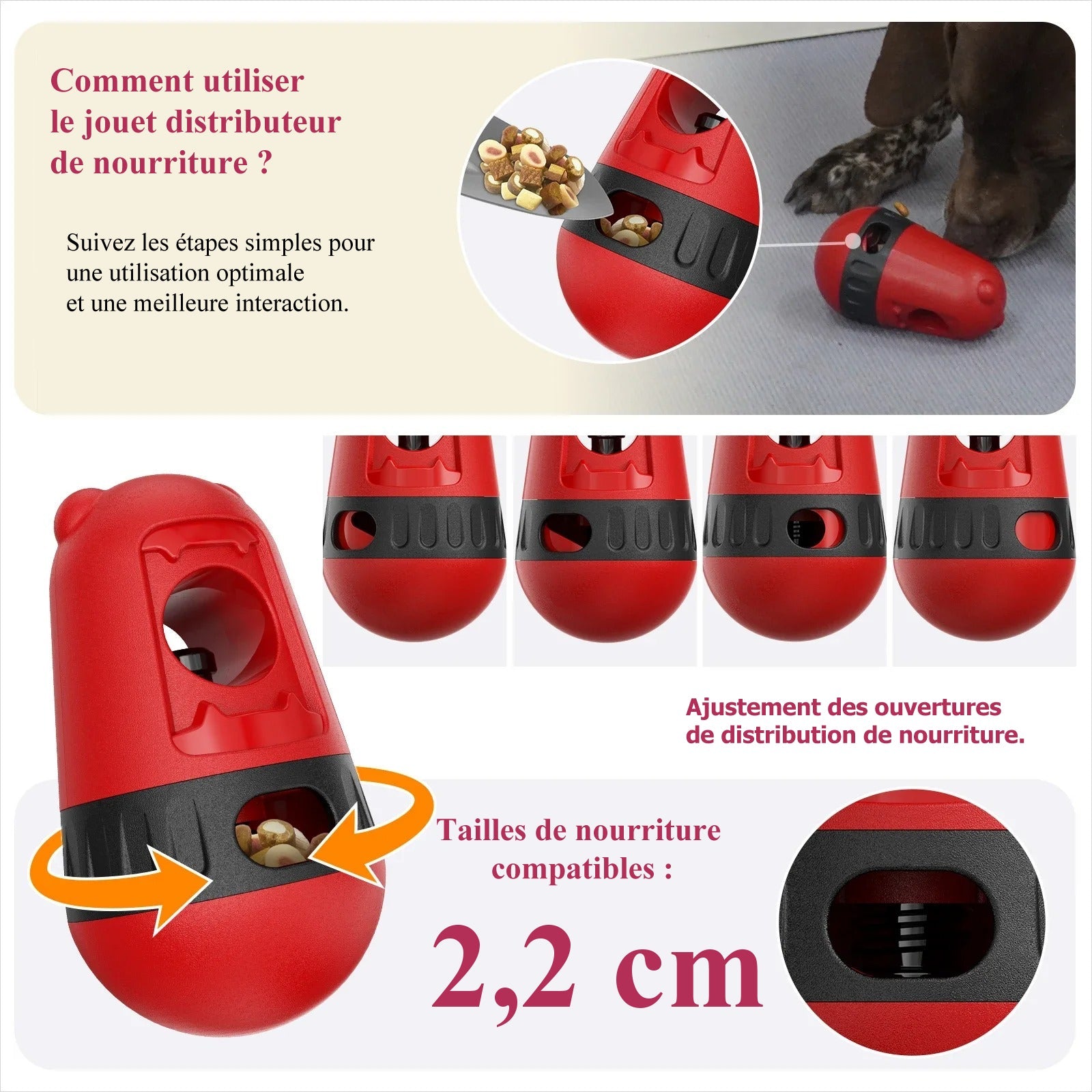 Jouet interactif pour Chien - TwoPratico™ - Le Palais Canin