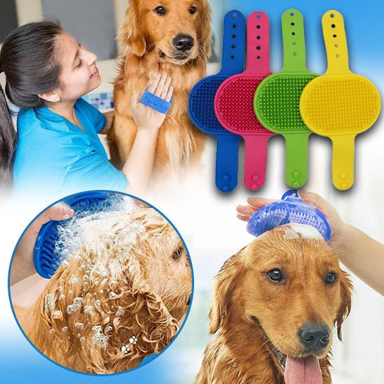 Brosse de toilettage souple pour chien - Palaiscanin